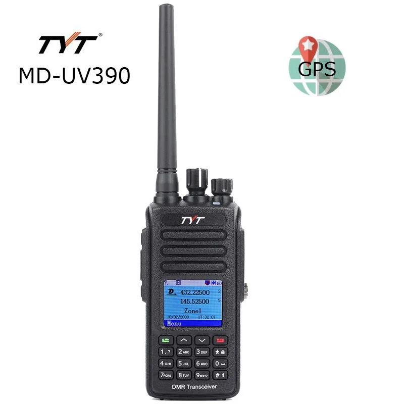 For TYT 10W MD-UV390 DMR Digital Walkie Talkie Clear Sound High Capacity Waterproof Dual Band UV For Large Events FCC Certified