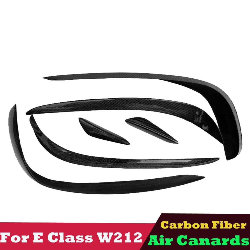 

2013-2016 Carbon Fiber Front Splitter Air Canards for Mercedes E Class W212 facelift S212 Sport Model