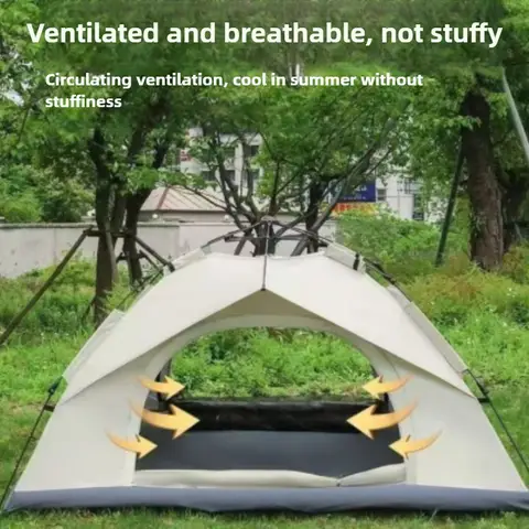 Tende portatili a prova di sole per esterni Tende antipioggia addensate per esterni Tenda pieghevole per picnic in spiaggia a prova di zanzara Attrezzatura da campeggio