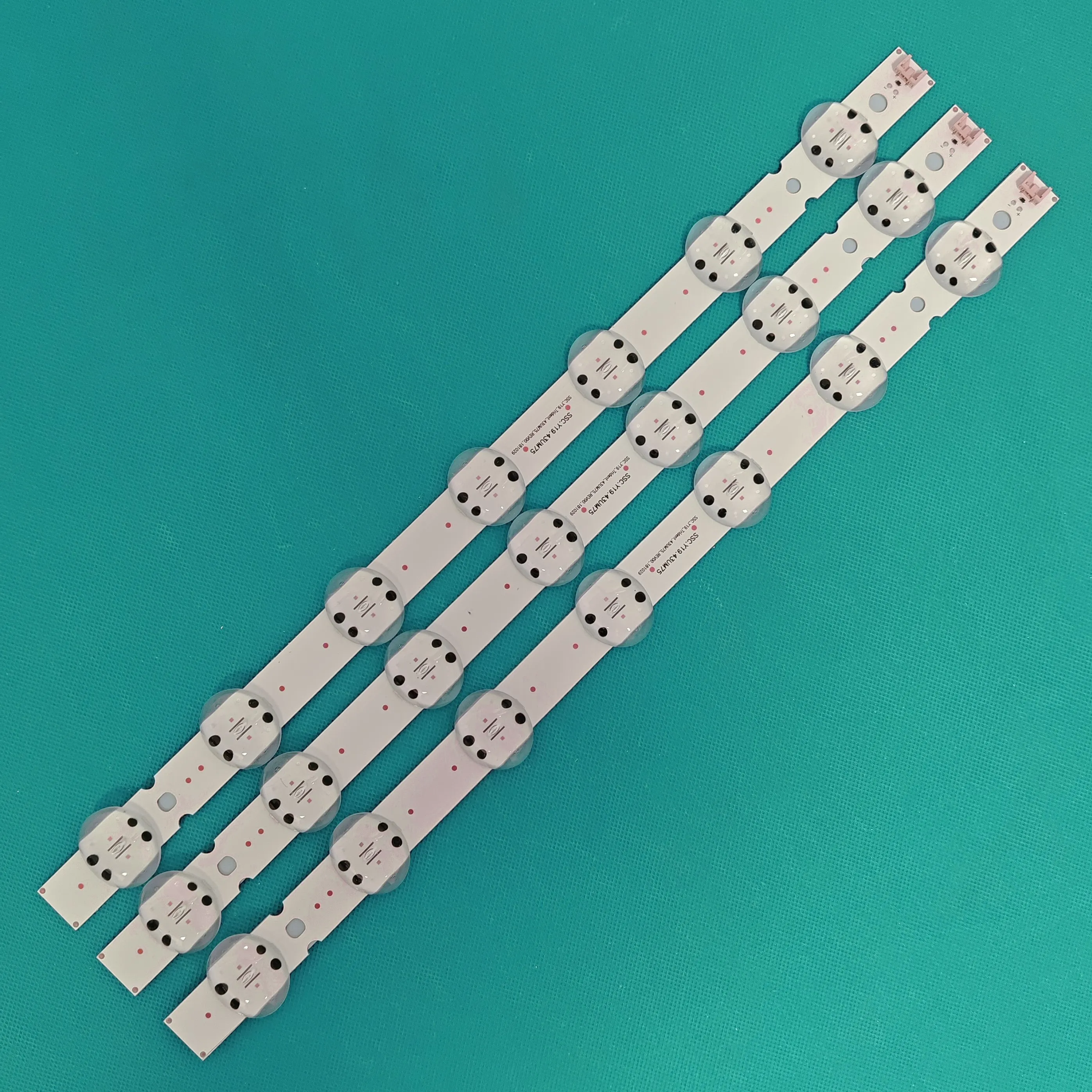 

LED strip 7 lamp For 43'' TV SSC_Y19 Trident_43UM75 EAY64592501 43UM7500PLA 43UK6750PLD HC430DGG-SLUR1-A14X AGM76872201