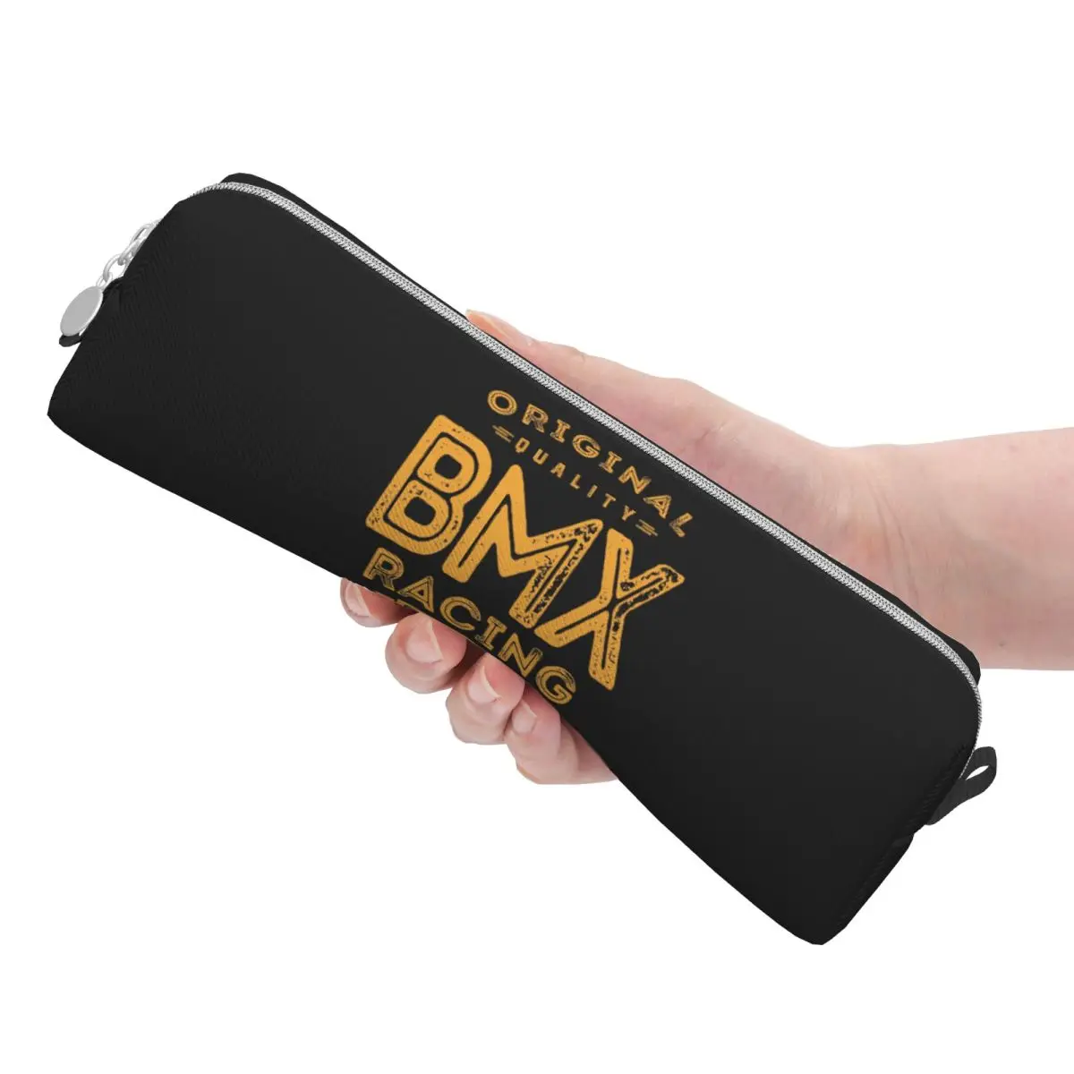 BMX Racing المتطرفة الرياضة هدية مقلمة تخزين كبير أكياس القلم صندوق القلم للبنين بنات مدرسة مكتب قلم رصاص الحقيبة حقيبة مستحضرات التجميل