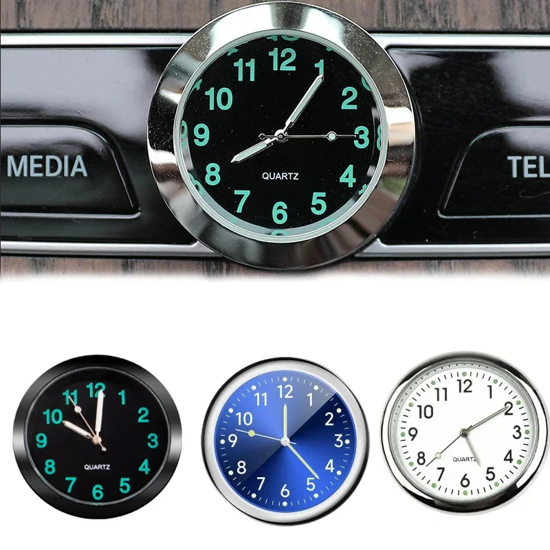 

Car Clock Any Sticker One Key Start Electronic Quartz Clock Sticky Waterproof High Precision Electronic Watch Car Accessories