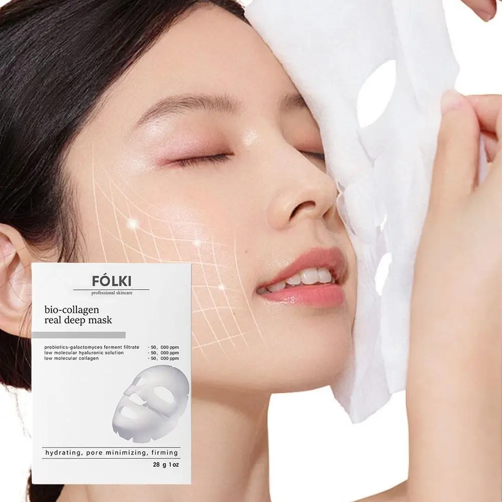 

Bio-collagen Mask Long-lasting Moisturizing Hydrating Skin Skin Care Firming Smoothing Facial Repairing Brightening Nousihi M3Q2