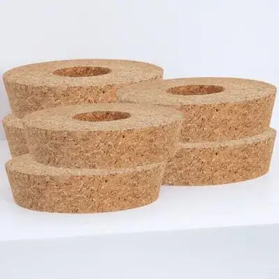 6 pcs Flower Vase With Cork Lid Pre-Drilled Hole 80X20X73Mm Glass Terrarium For Hydroponic Planting Micro Landscape Decoration
