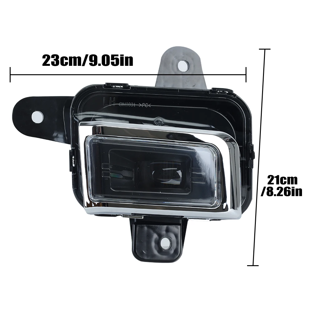 Luz de nevoeiro LED frontal para GMC Sierra 1500, Lâmpadas de nevoeiro, Faróis de fiação, Cover Frame Kit, Acessórios, 2022, 2023, 2024, 1 conjunto