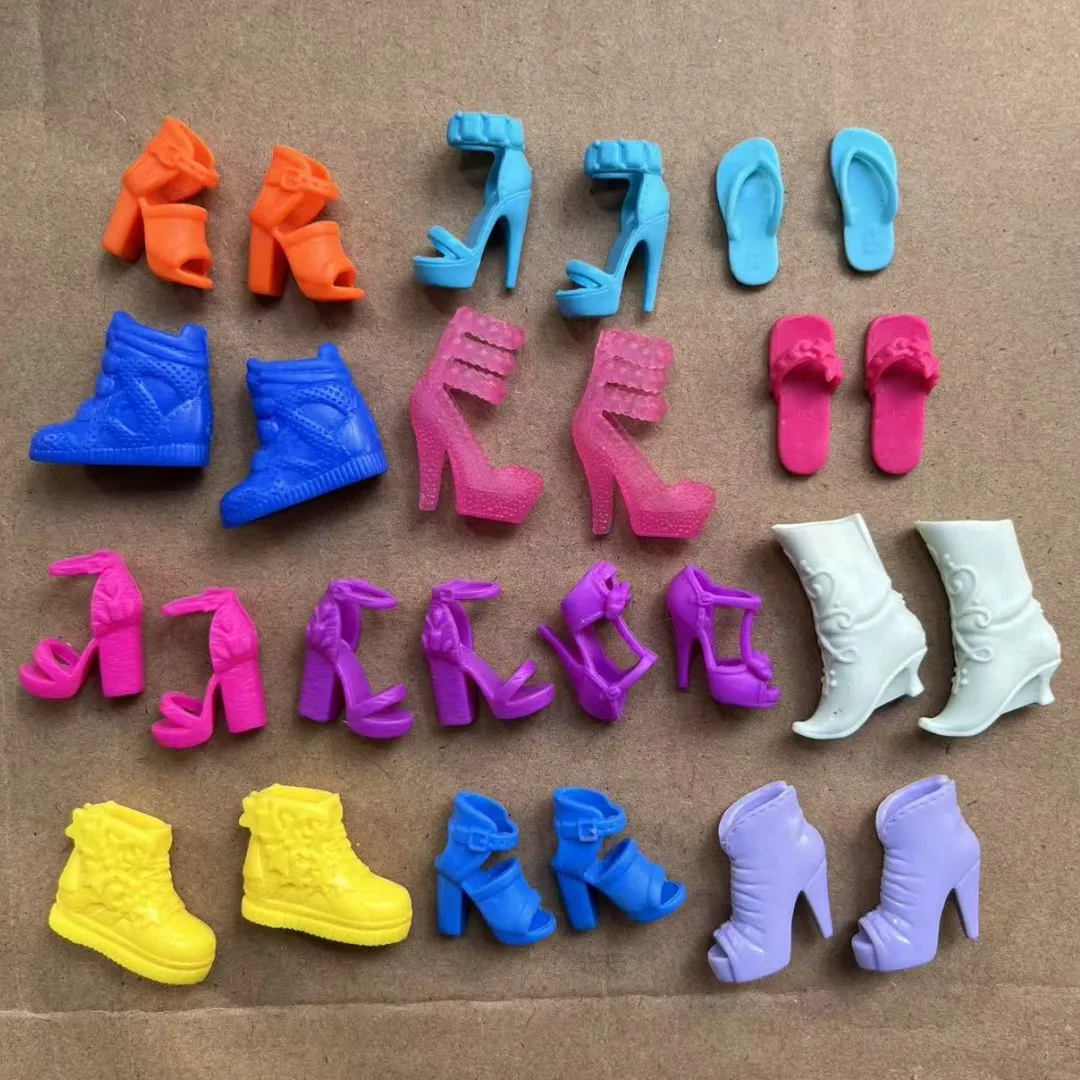 1/6 Doll Shoes Sandals Female Doll Dressing Parts Original Accessory for Princess Dolls Supermodel High Heels Shoes