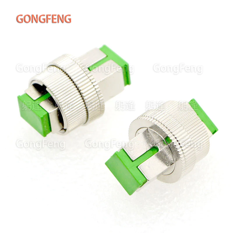 1PCS New SC/APC Adjustable Optical Fiber Attenuator Adapter Flange Connector Coupler Special Wholesale