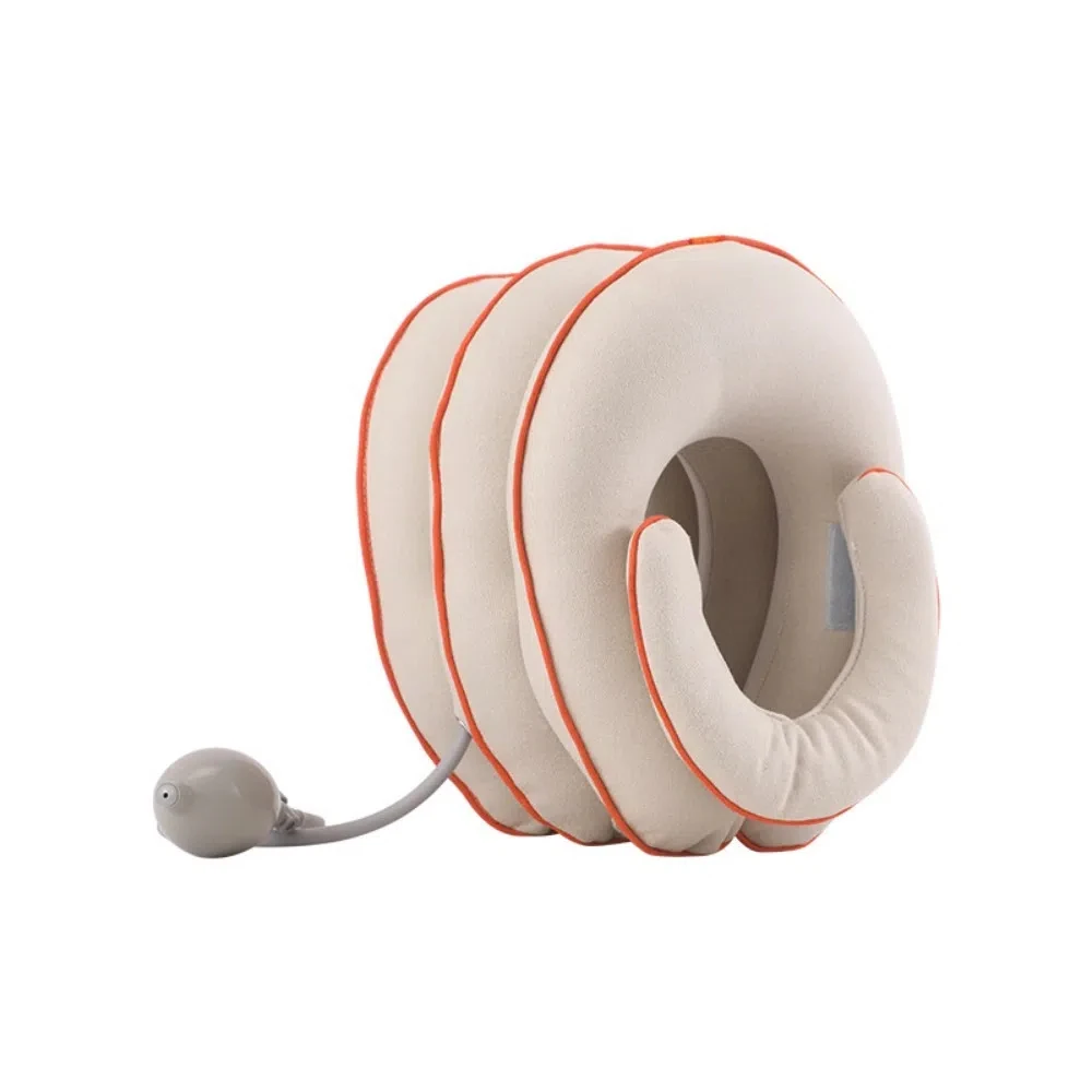 

Air Inflatable Cervical Traction Device Orthopedics Massage 4 Layers Neck Massage Pillow Adjustable Neck Support U Neck Pillow