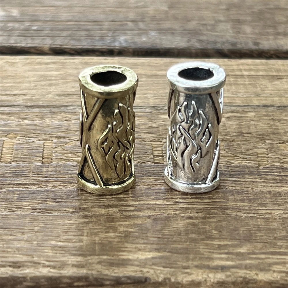 

Nostalgia 1pcs Norse Viking Slavic Hair Beard Beads For Braids Scandinavian Craft Jewelry Accessories For Bracelet Making