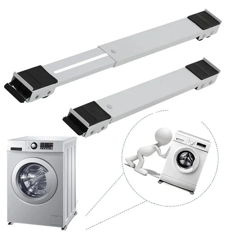 Stocking Stuffers Heavy-Duty Retractable Appliance Mobile Base, Anti-Vibration Silent Sliding Bracket, Universal Adjustable Stan