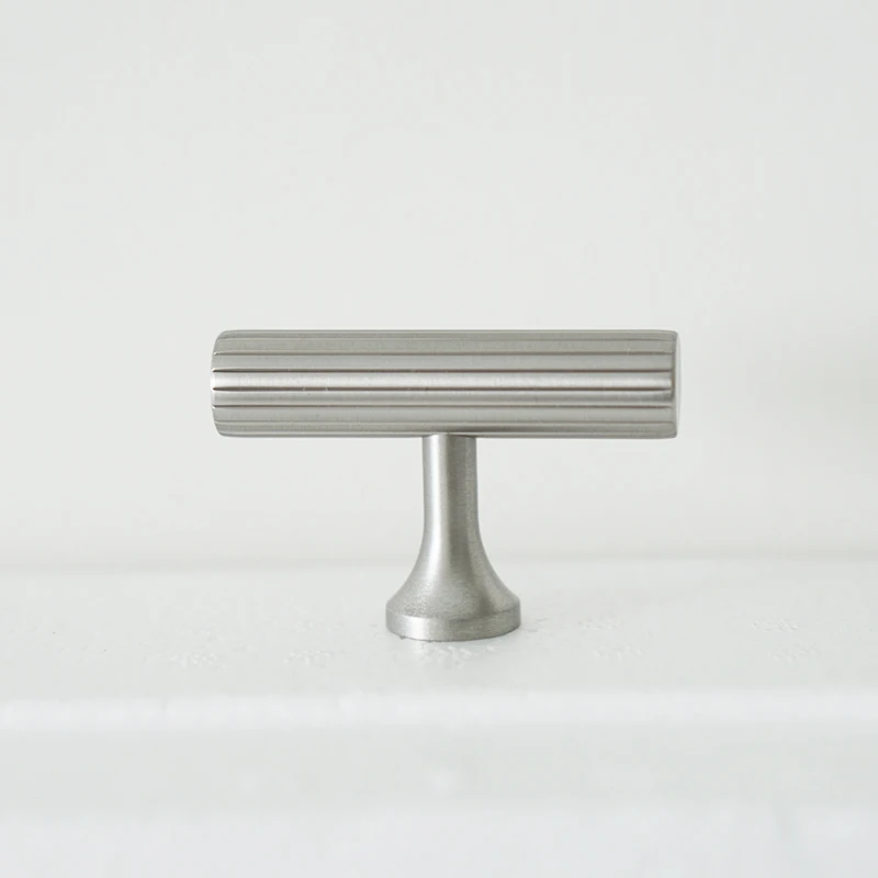 

Nickel Brass T Bar Knob Cabinet Handle, Furniture Handle, Wardrobe Closet Handle Silver Nickel Drawer Handle Pull