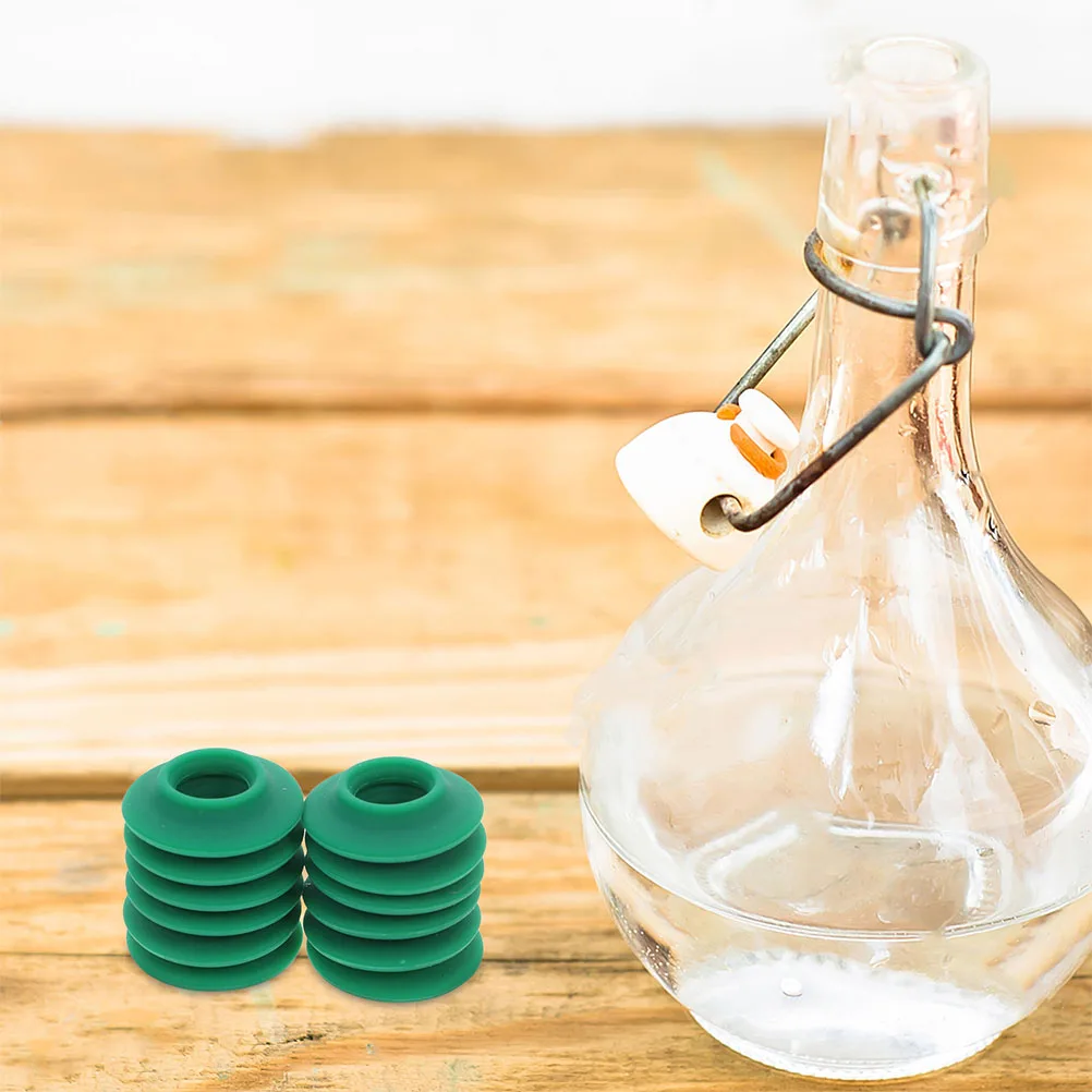 

20pcs Beer Bottle Accessories Leakproof Silicone Gaskets Replacement Caps Sealing Rings for Glass Bottles Water Shaker