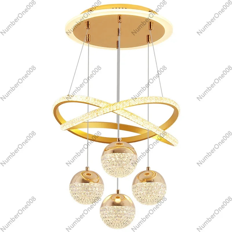 Modern Minimalist Aluminum Led Pendant Light - Creative Design For Dining Rooms, Apartments, Living Rooms, And Hallways