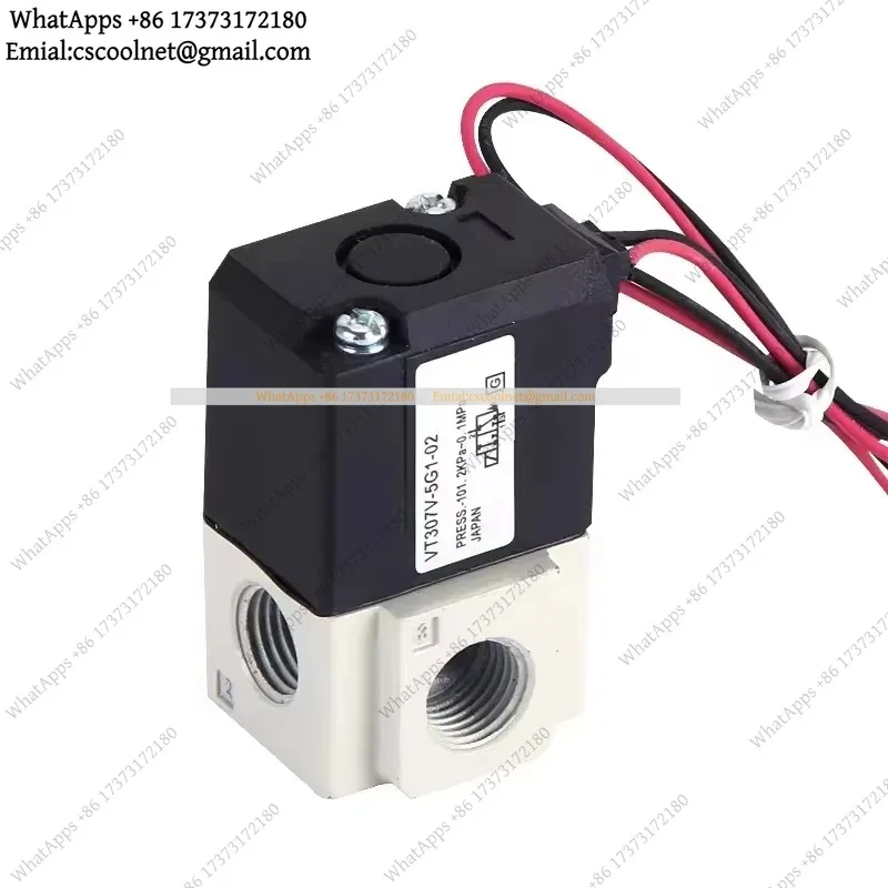 VT307 Series 1/8 1/4 Inch DC 24V AC220V 2 Position 3 Way High Frequency Solenoid Vacuum Valve