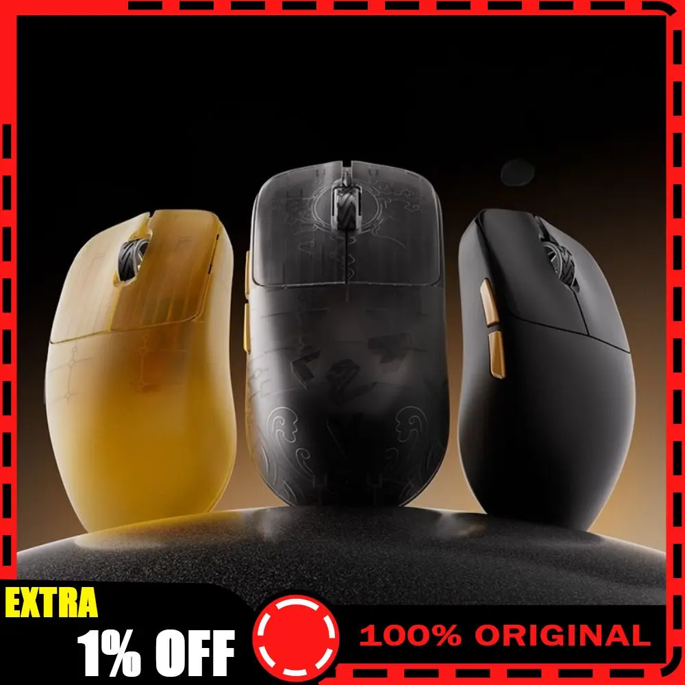 

Jamesdonkey Rsr7 Ultra Mouse из углеродного волокна, Bluetooth, беспроводная игровая мышь, 8k Paw3950, 43 г, легкая эргономичная игровая мышь, подарки