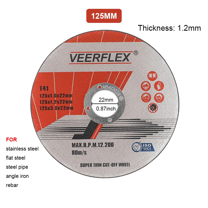 125mm Metal Stainless Steel Cutting Discs 5