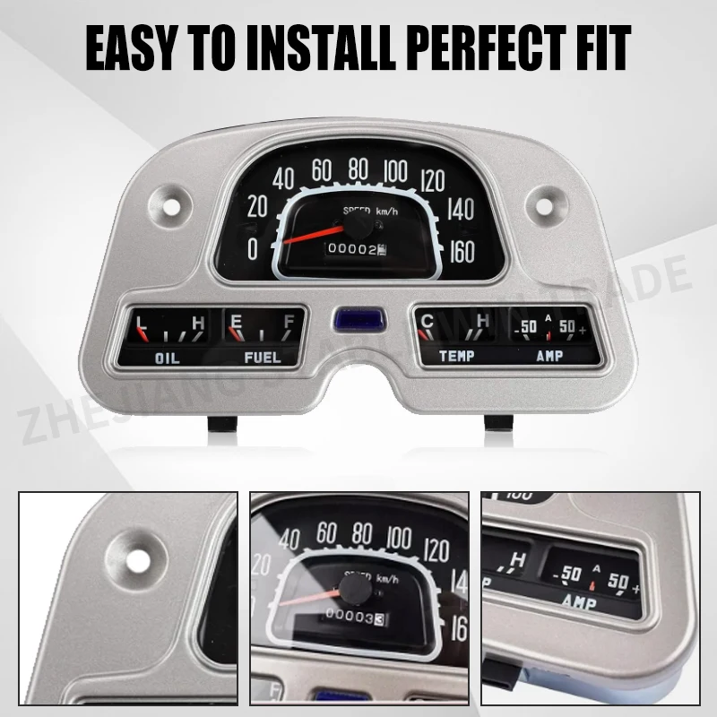 Speedometer Gauge Cluster Amp Meter 83100-60180 Digital Display Speedometer Instrument For Toyota Land-Cruiser FJ40 FJ45 BJ40