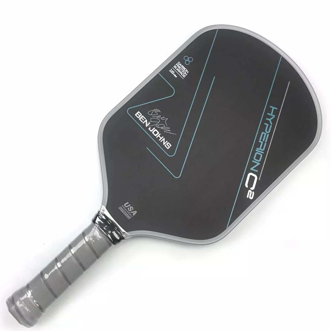 Ben Johns Hyperion C2 Pickleball Paddle T700 Весло для пиклбола из углеродного волокна Термоформованный Unibody 16 мм Полимерный сердечник