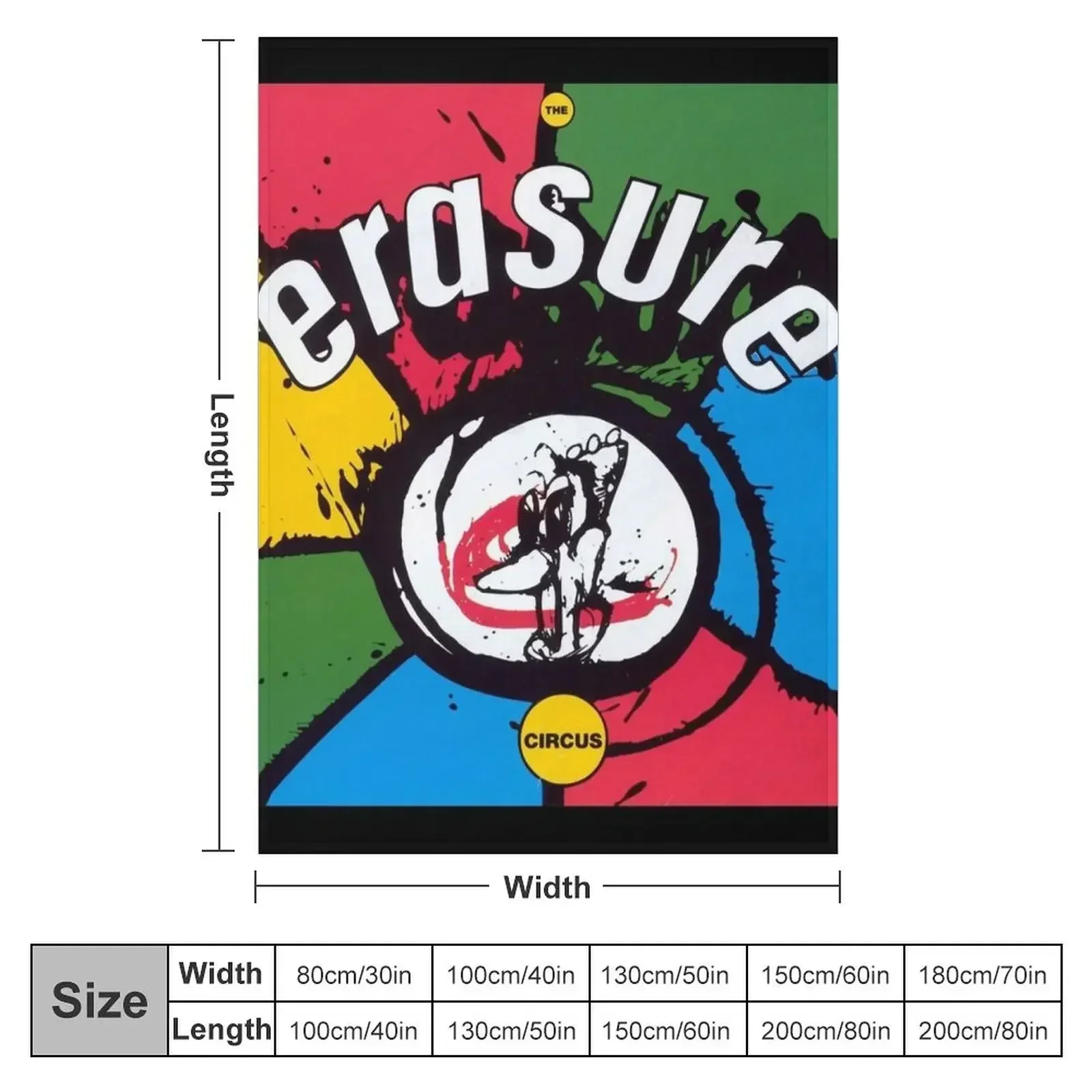 Erasure the circus Throw Blanket Tourist christmas gifts Blankets