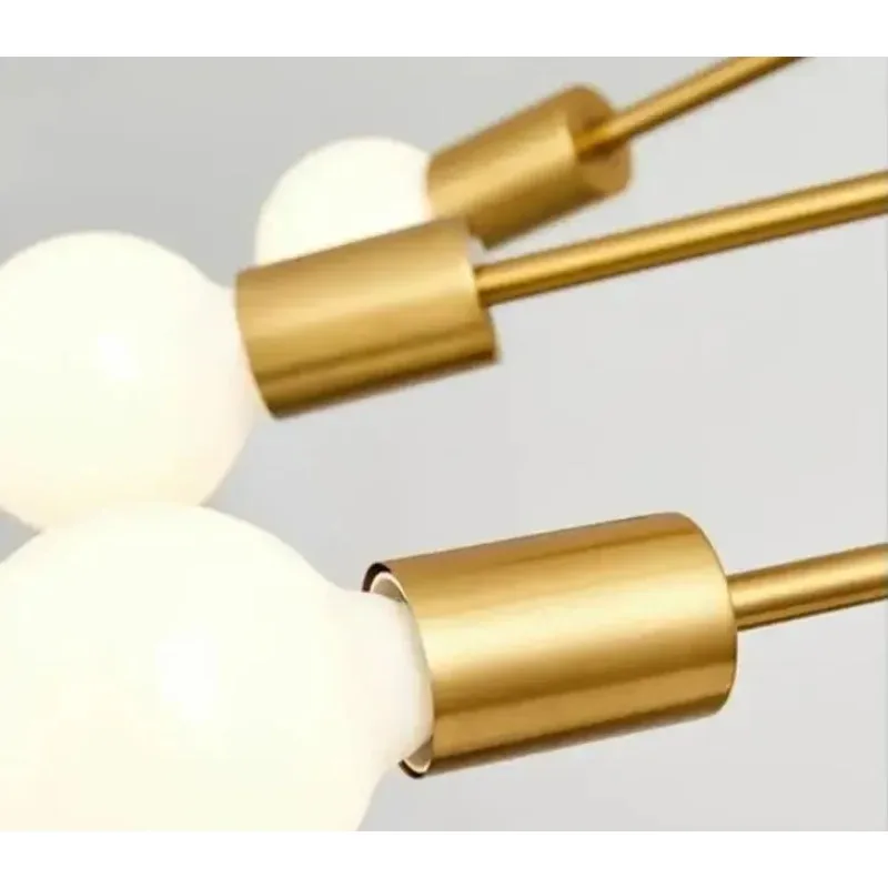Modern Led Chandelier Home Decoration Luminaires Long Pole Design Hanging Lamps Living Room Kitchen Restaurant Lamp