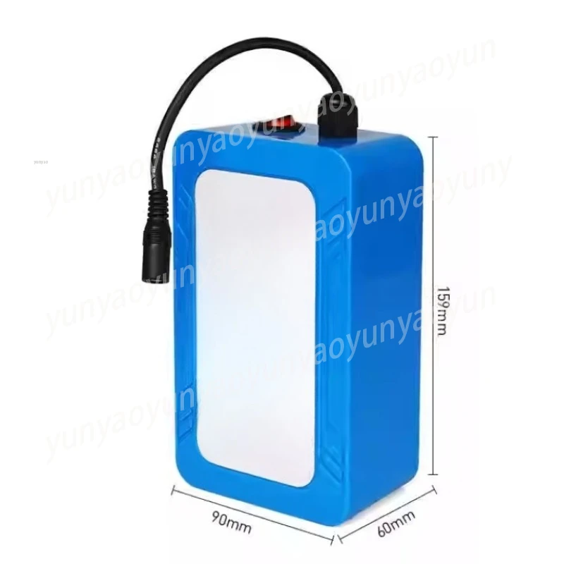 12V 9.5Ah Rechargeable Battery in Blue Case, for LED Cosplay Props, Animated Doll Clothing & Motorized Costume Power Supply