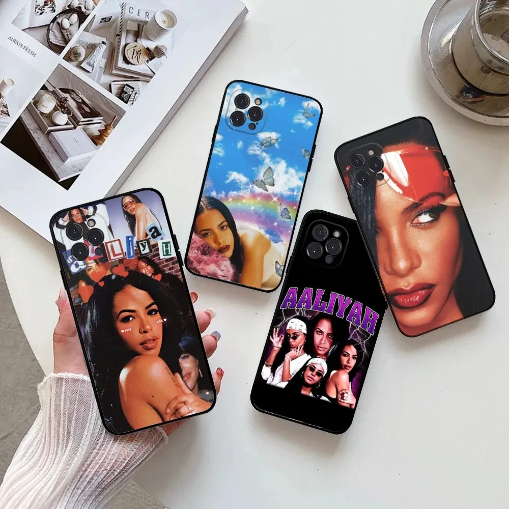 

A-Aaliyah Hip Hop Phone Case for IPhone 15,14,13,12,11 Pro Max Mini 8,7 Plus SE2 X XR XS MAX Silcone Soft Covers