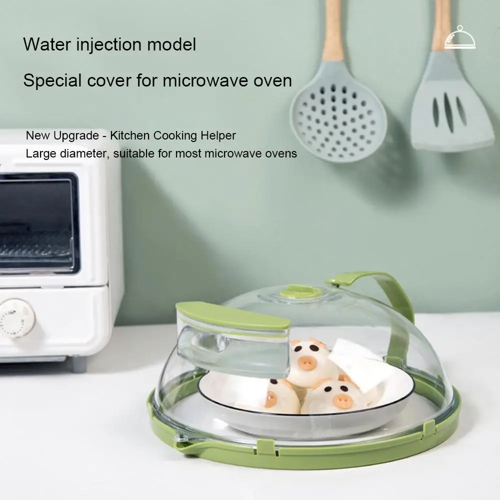 1/2/3PCS Microwave Splash Heating Cover High Temperature Resistant Water Injection And Oil Splash-Proof Fresh-Keeping