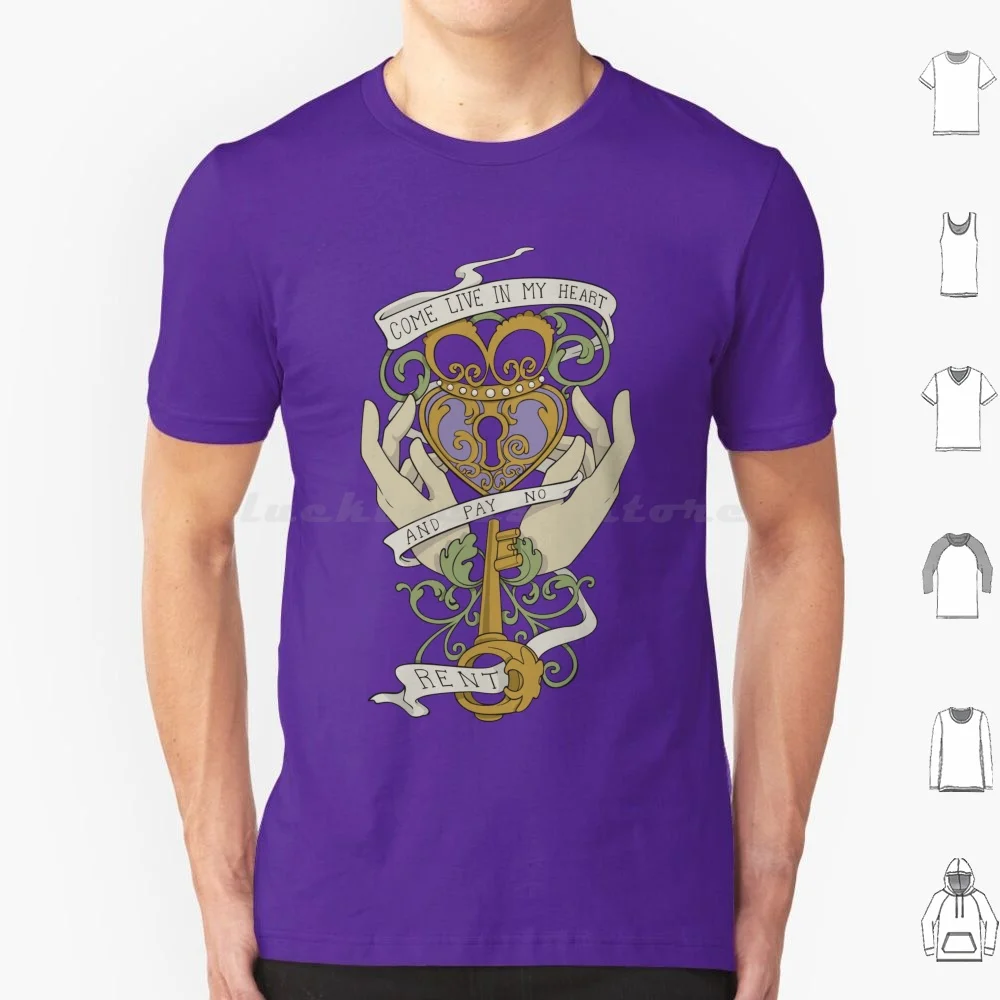 Camiseta con diseño de tatuaje Claddagh irlandés, talla grande, 100% algodón, anillo Claddagh, amistad, amor, lealtad, tatuaje