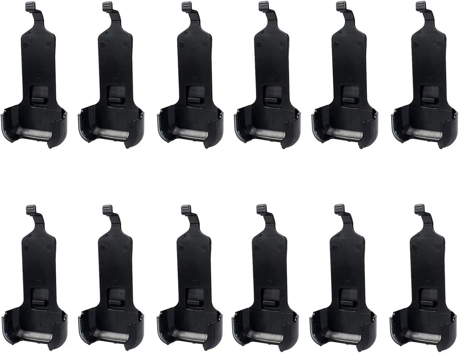 

12 pcs Original Walkie Talkie Belt Clip Compatible with Two Way Radio LUITON LT-316 WLN KD-C1 Retevis RT22 Zastone X6 TY R1