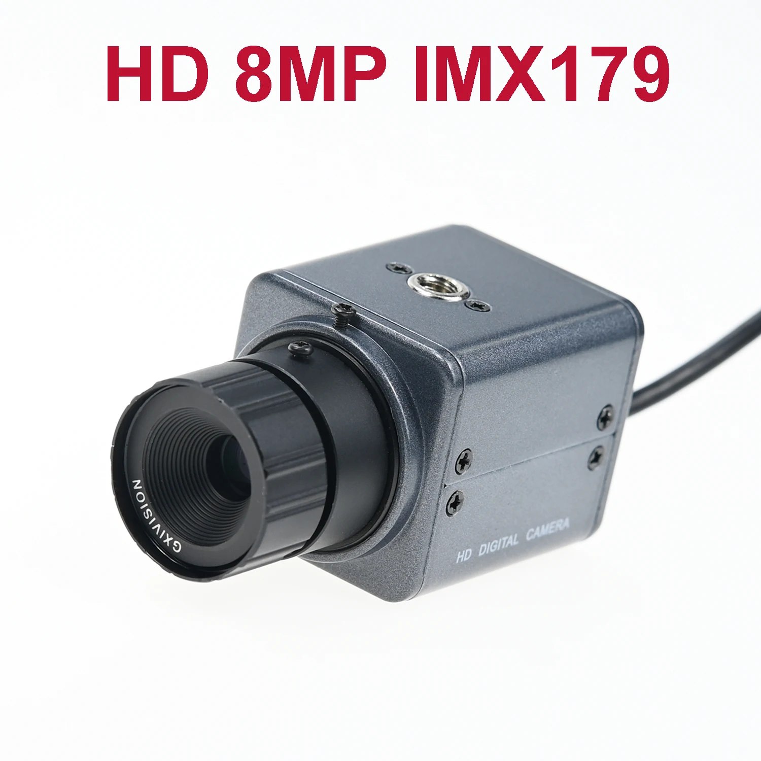 

GXIVISION IMX179 8MP USB Camera Surveillance Housing Webcam HD,3264x2448 15fps, Varifocal Lens 5-50mm,For Windows Linux Andriod