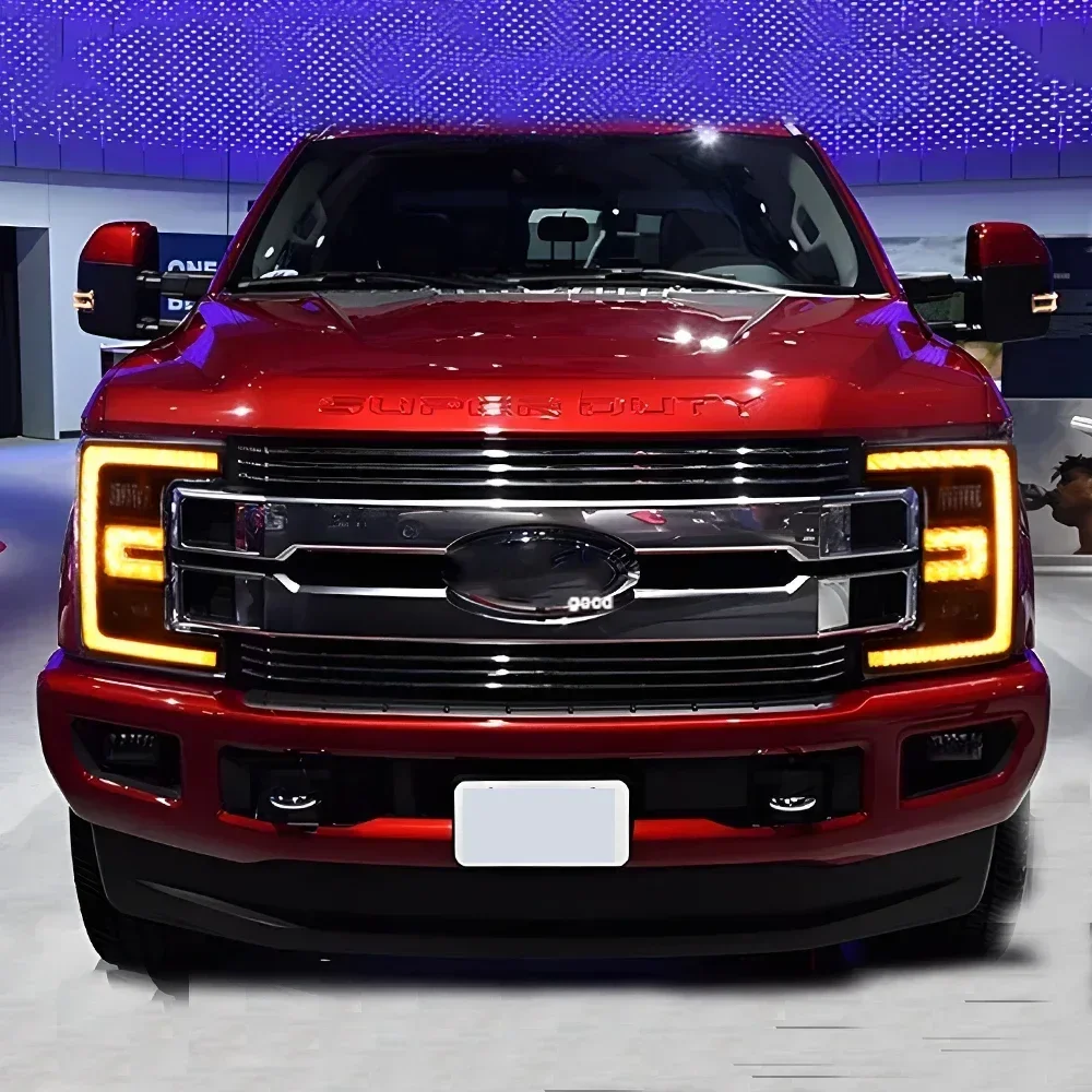 

For Ford F250 2017-2019 LED Auto Headlights Assembly Upgrade High Quality Dynamic Projector Lens Car Front Lamps Accessories