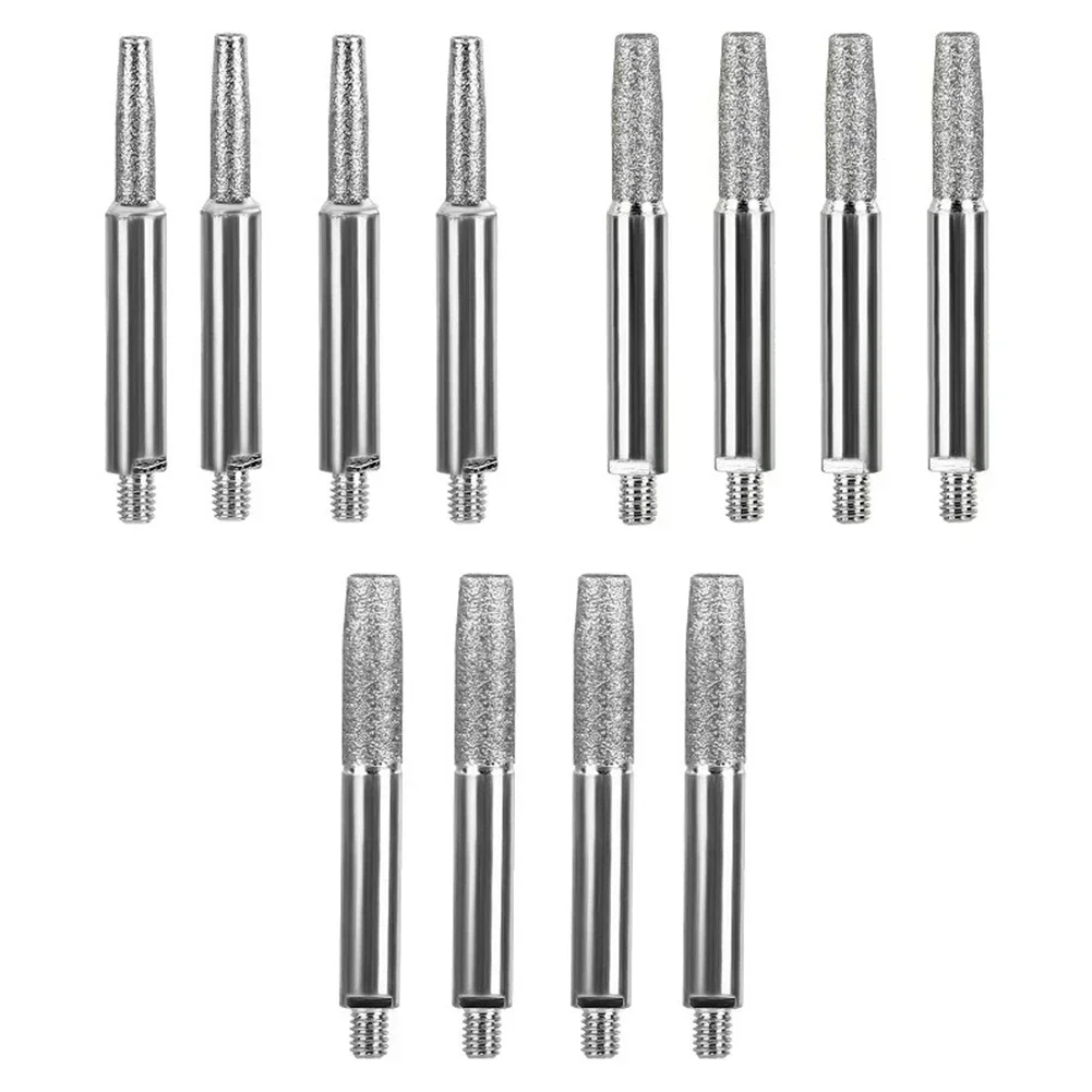 Kettensägen schärfer Teile diamant beschichteter Schleif kopf zylindrischer Grat 4.0/4.8/5,5mm Schleif kopfs chärfer Reparatur werkzeuge