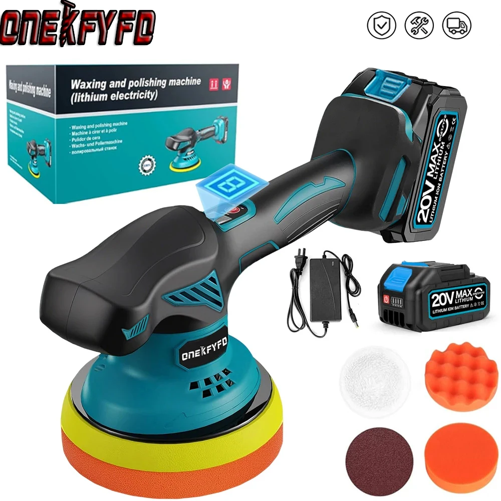 

8 Gears Electric Car Polisher Machine Auto Polishing Machine Adjustable Speed Sanding Waxing Tools For Makita 18v Battery
