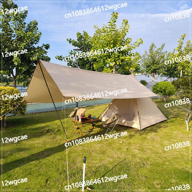 Pyramid Tent Rainproof, Sunscreen, Windproof Outdoor Picnic Portable Camping Tent