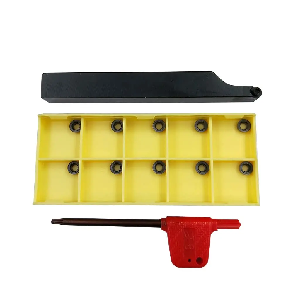 1/2 SRACL 1212 H06 + 10Pc R3 inserti grigi supporti per tornio tornio tornio a 90 gradi portautensili per tornitura e profilatura