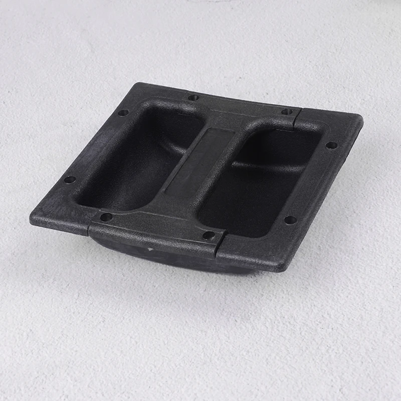 2 sztuk czarny PP plastik wpuszczany uchwyt dla wzmacniacz gitarowy głośnikowych do 146*139mm