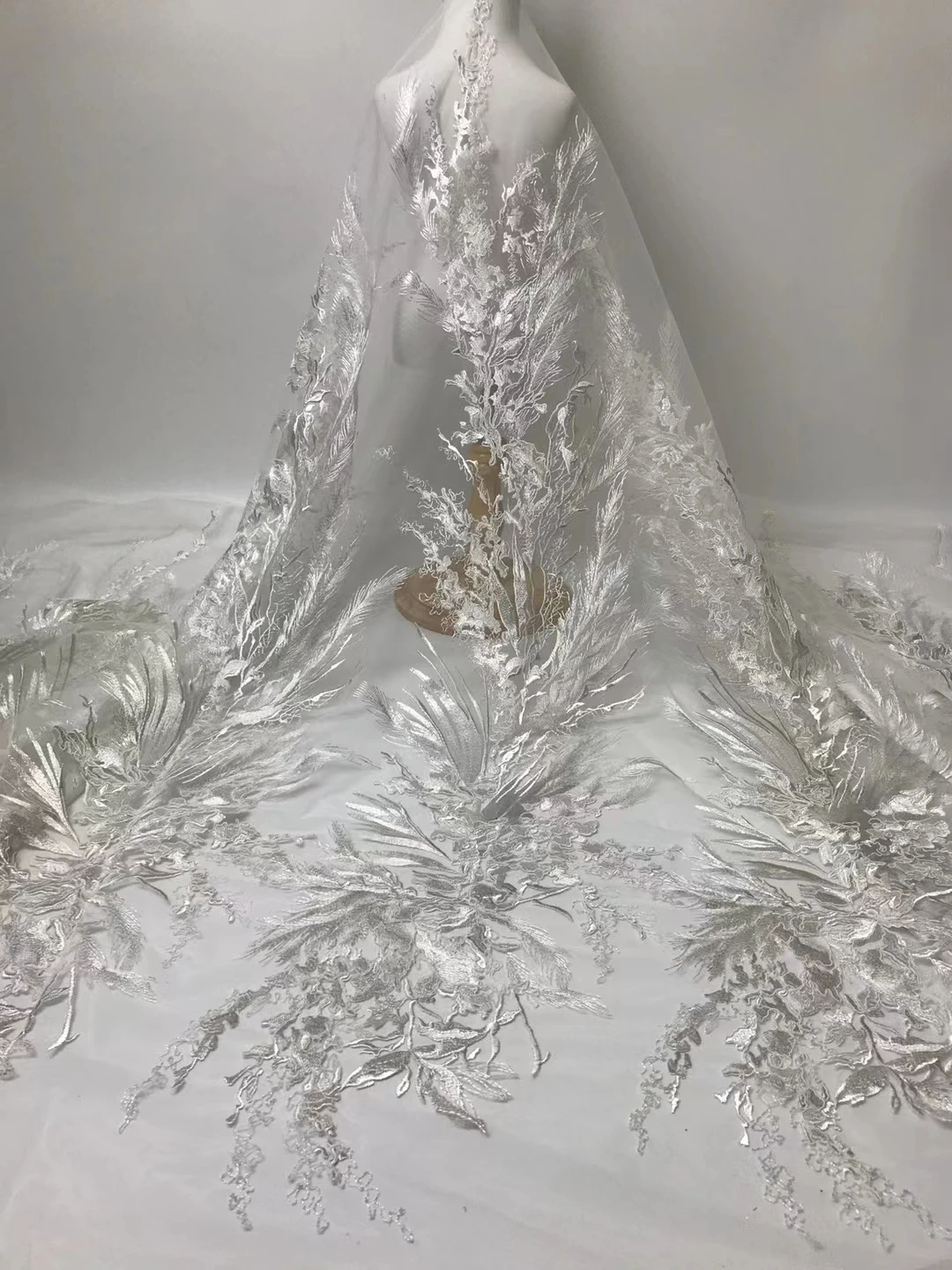 Elegant Swiss Voile Lace In Switzerland 2022 High Quality Lace 5 Yards,Latest Embroidery Tulle Fabrics For Party Wedding Dress