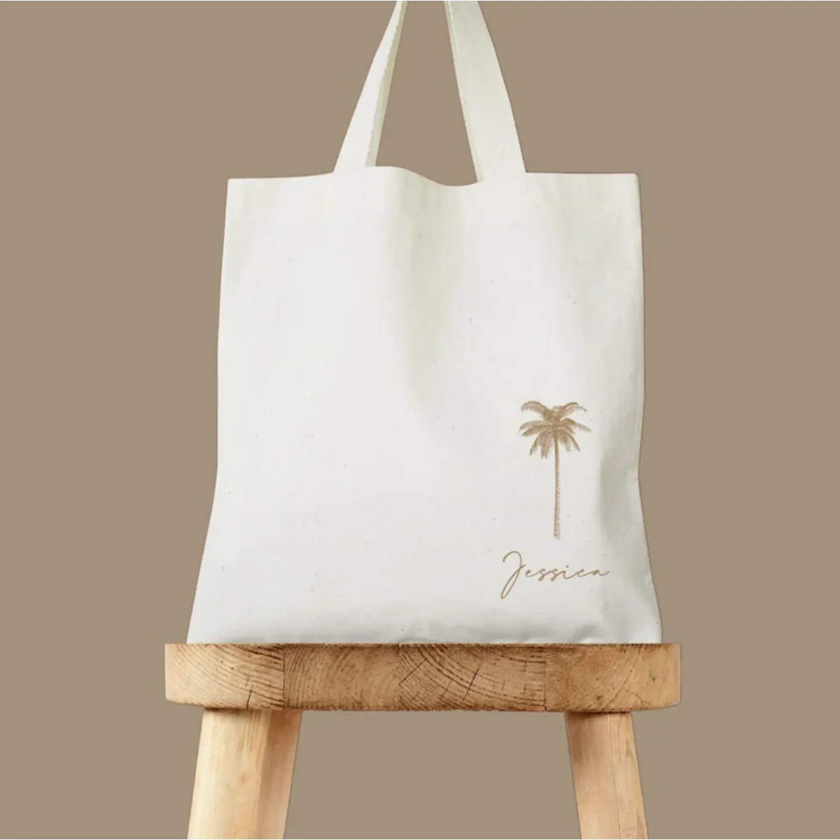 Palm Tree Name Tote - Wedding Welcome Bag - Custom Wedding Tote - Bachelorette Gift Bags - Destination Wedding Tote - Mexico Wed