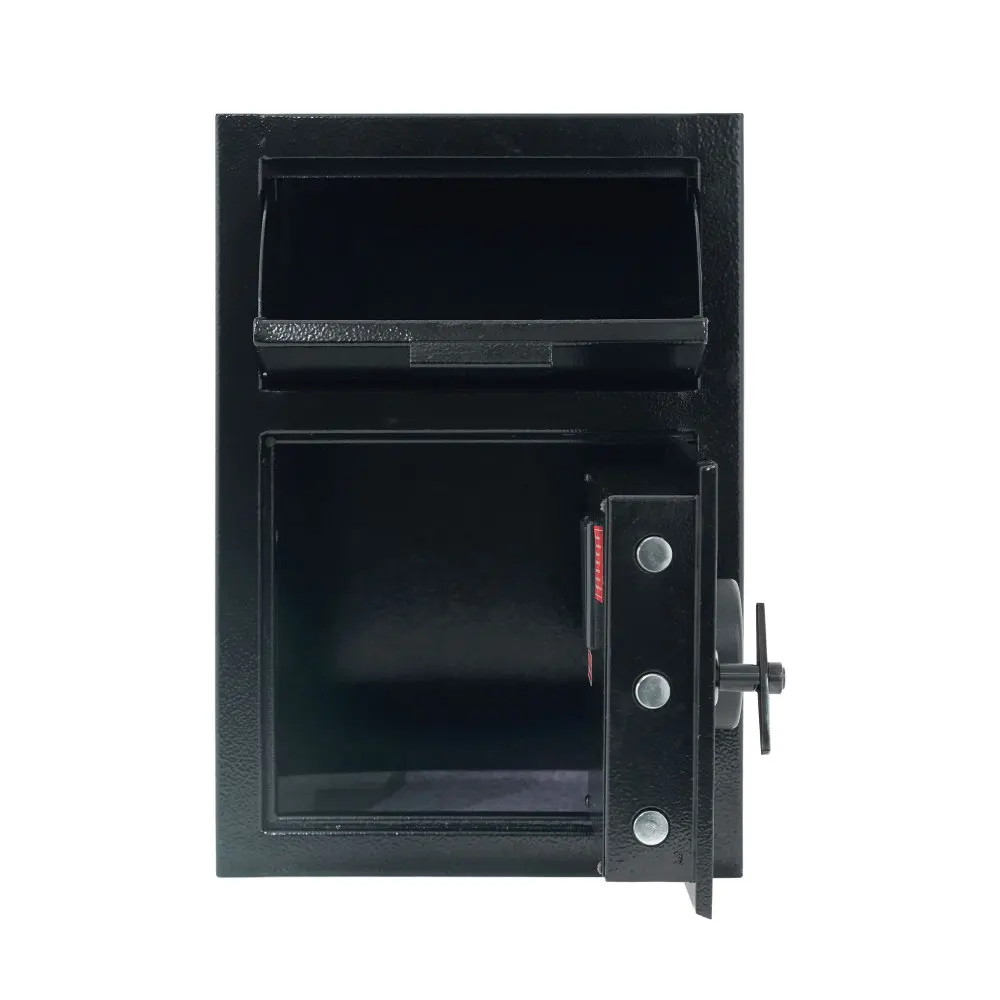515 Flip Cabinet Digital Depository Safe Made of Carbon Steel Electronic Code Lock Depository Safe Deposit Slot Depository Box