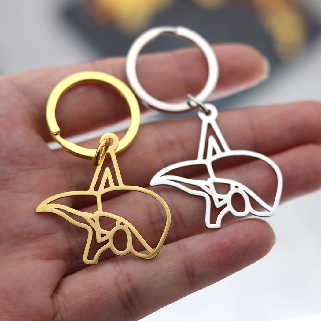 QIMING Anatomic Human Organ, Brain, Heart, Lung, Kidney, Keychains Women Stainless Steel Jewelry Key Rings Men Party Gift