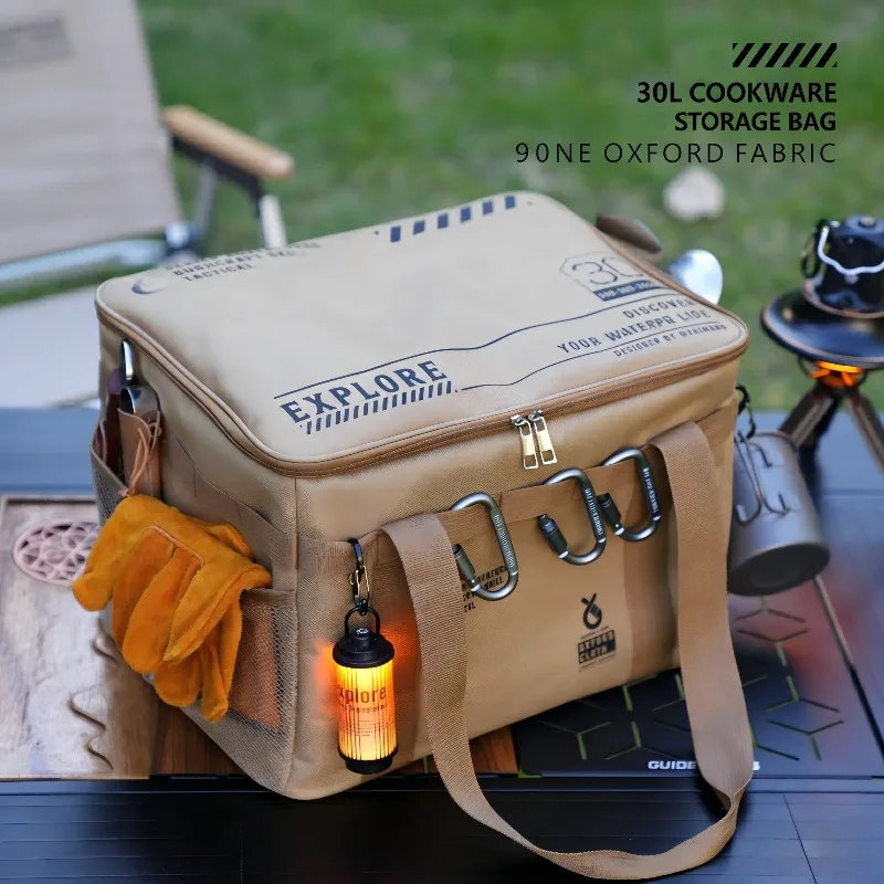 

Складной ящик для хранения на открытом воздухе, ящик для хранения походного снаряжения, посуда, кухонные принадлежности, сумка для хранения на открытом воздухе, большая вместимость