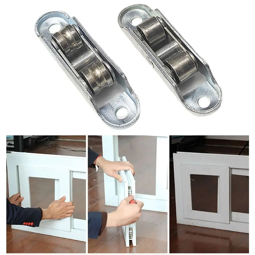 

New Sliding Door Fittings Door Sliding Roller Stainless Steel Door Fittings Window Rollers Metal Silent Sliding Roller