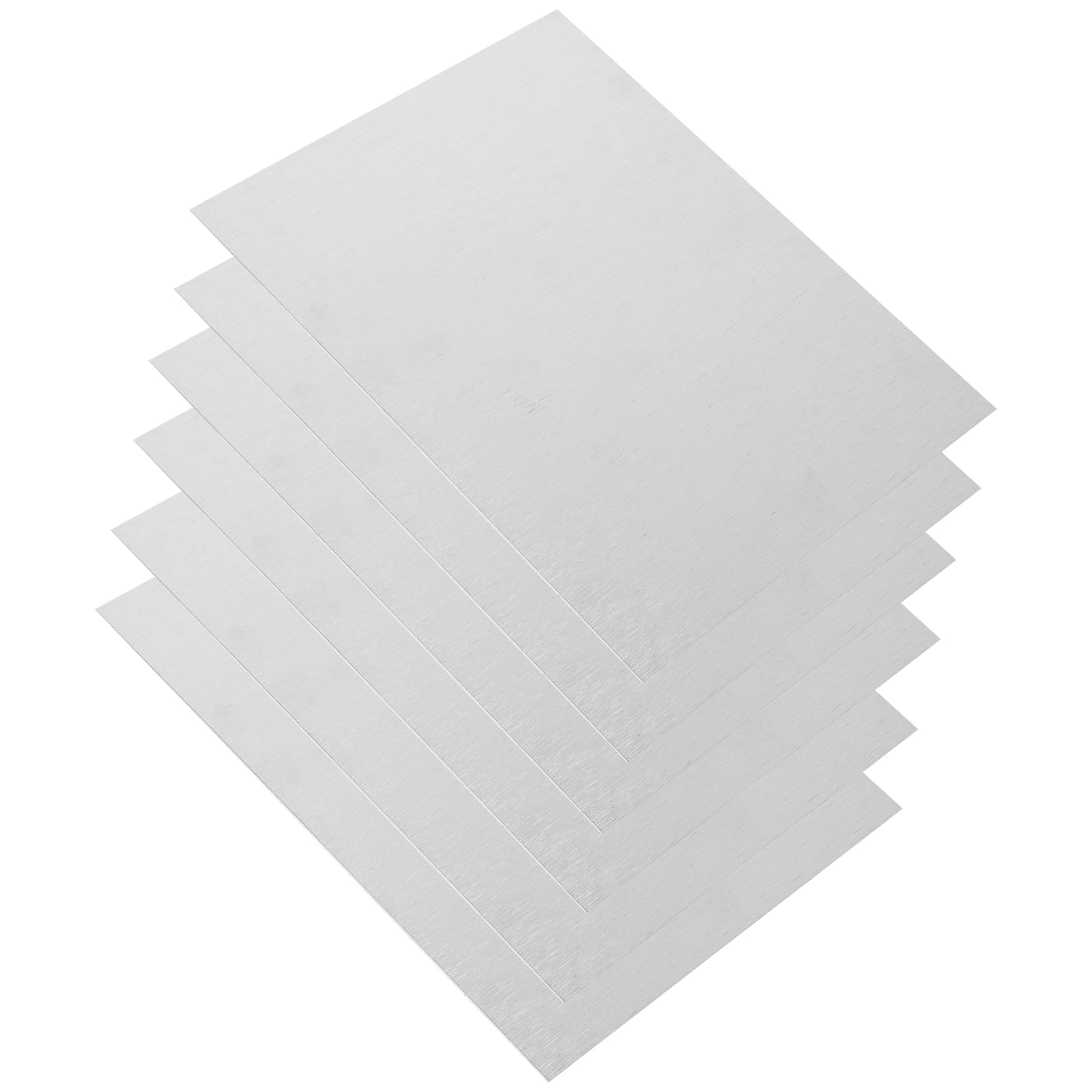 

6pcs Sublimation Aluminum Blanks Sublimation Aluminum Photo Frame Photo Frame Poster Sign Heat Transfer Silver Craft