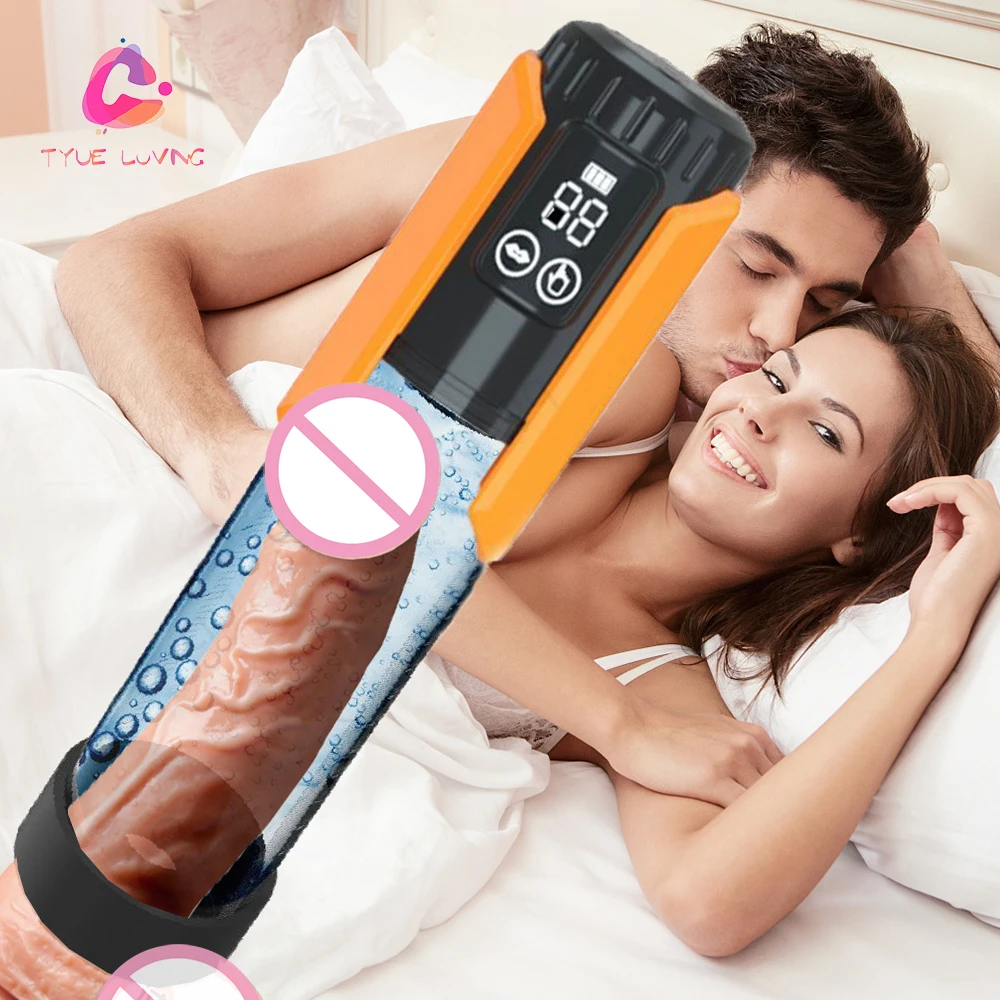 Electric Penis Enlarger Vacuum Pump - Adult Toys Male Masturbator Penis Enlargement Extend Pumps Stimulator Pumps & Enlargers