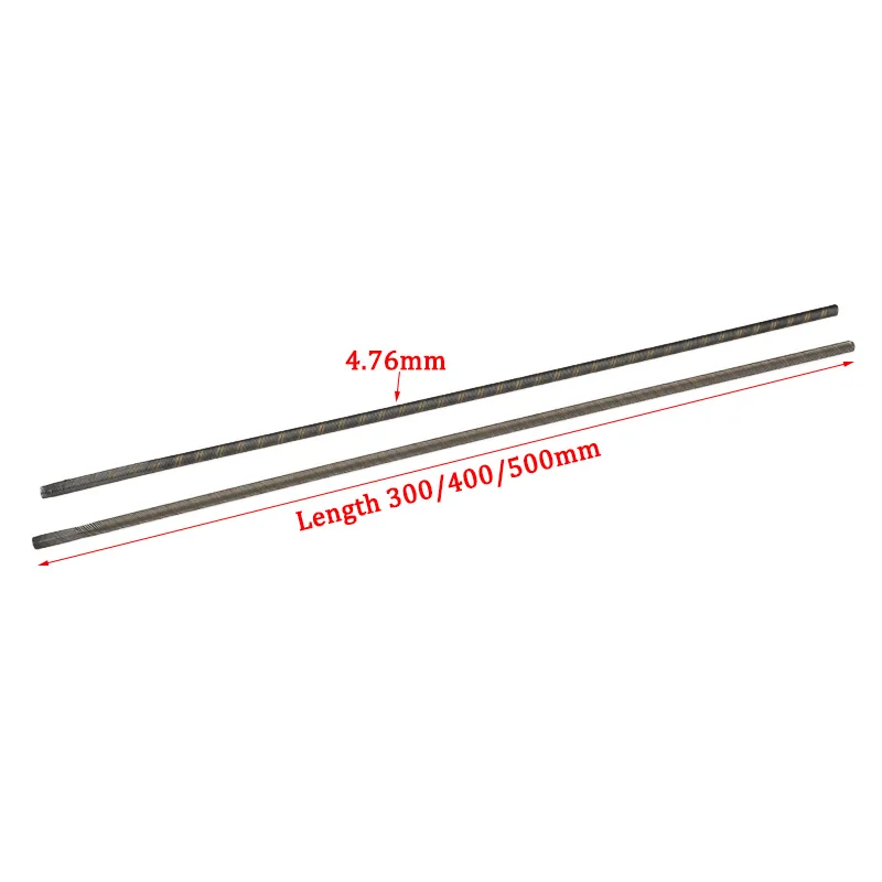 RC Boat High Quality 4.76mm 3/16'' Flexible Shaft Positive/Reverse Length 250/300/400/500mm Left/Right Flexible Axle For RC Boat