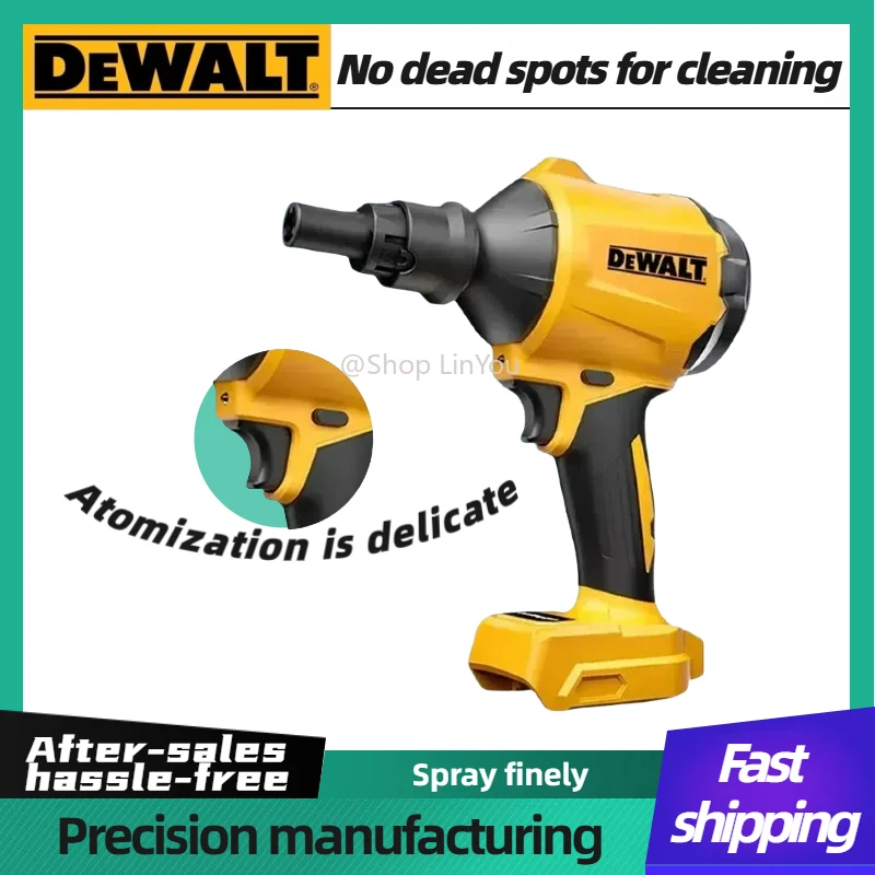 

Бесщеточный воздуходувка Dewalt, беспроводной пистолет для удаления пыли с насадкой, многофункциональная машина для пыли, инструмент для накачивания
