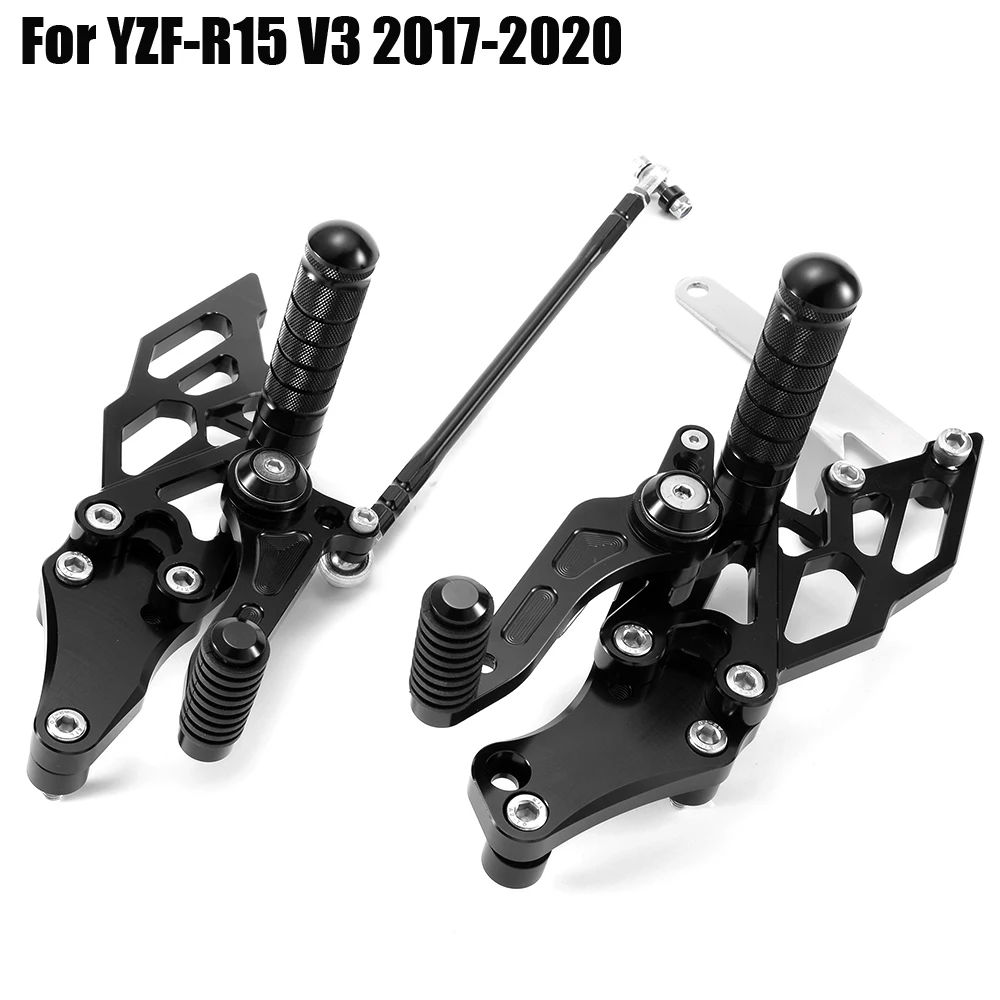 

Rearset For Yamaha YZF R15 V3 2017 - 2020 2018 2019 / Adjustable Footrest Motorcycle Rear Set YZFR15 V3 YZF-R15 V3