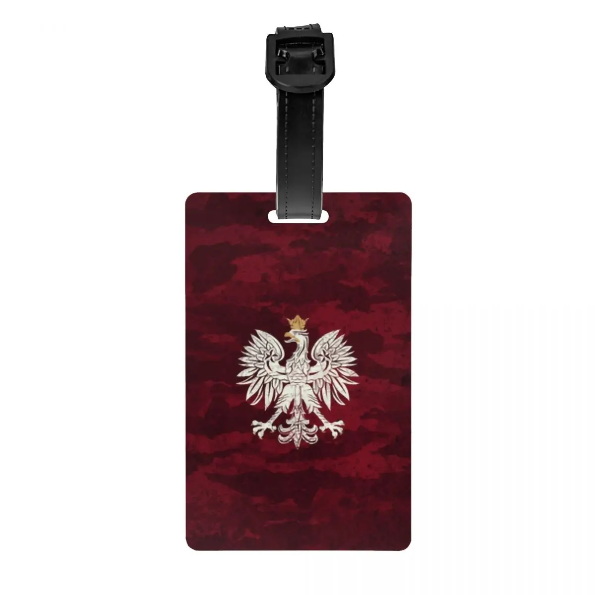 Custom Poland Vintage Wapenschild Bagagelabel Met Naamkaart Polska Polish Eagle Privacy Cover Id Label Voor Reistas Koffer