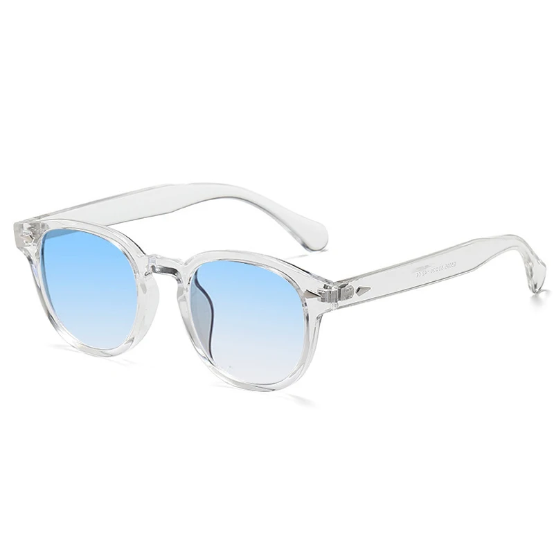 JNPCXI Qualitäts-Retro-Rundsonnenbrille für Damen, Modische Nieten-Dekoration, UV400-Schutz, Punk-Leoparden-Sonnenbrille für Herren