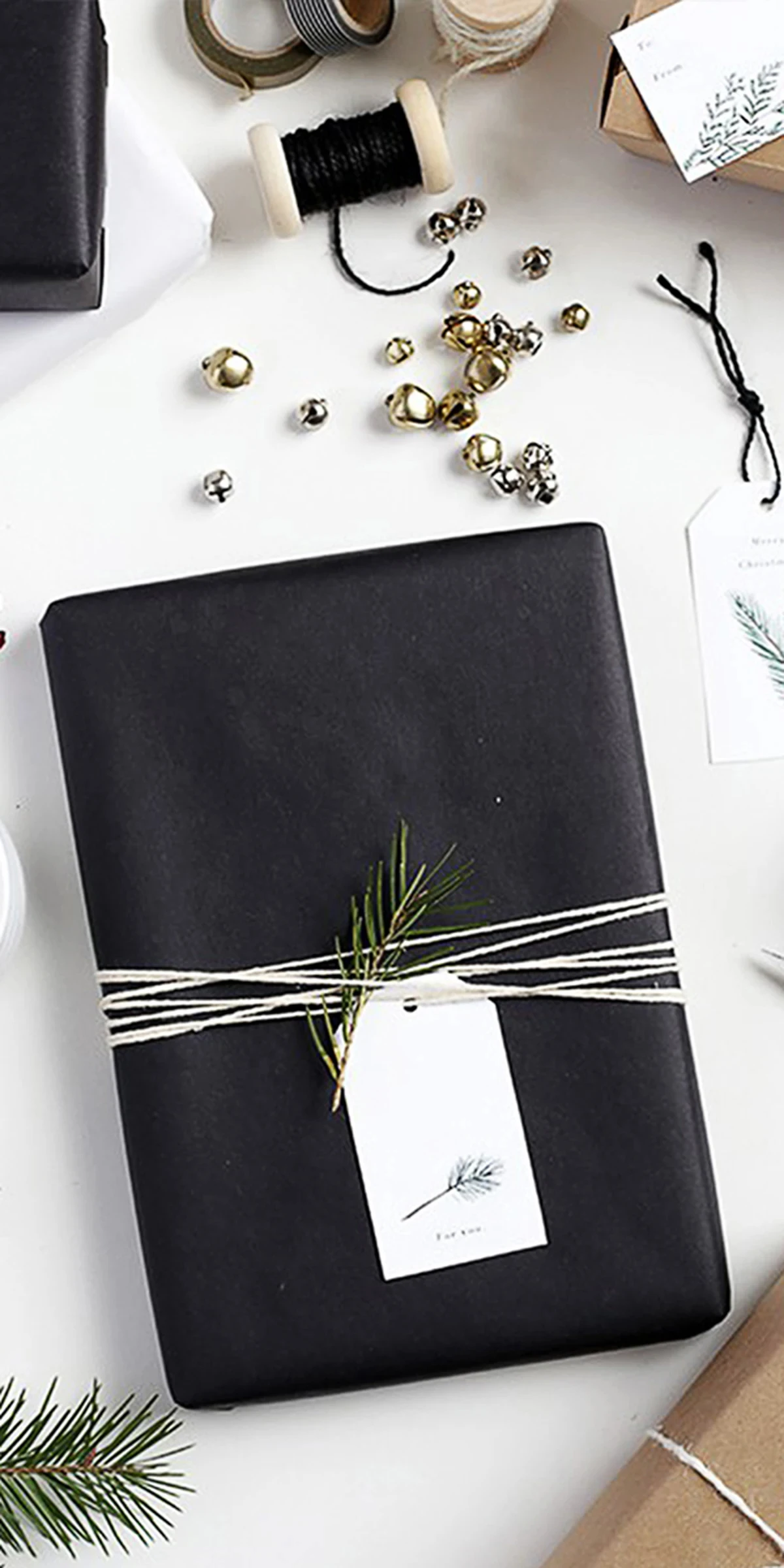 Black Kraft Paper  for Gift Wrapping, Art & Craft, Postal, Packing, Shipping, Floor Covering, Parcel, Table Runner